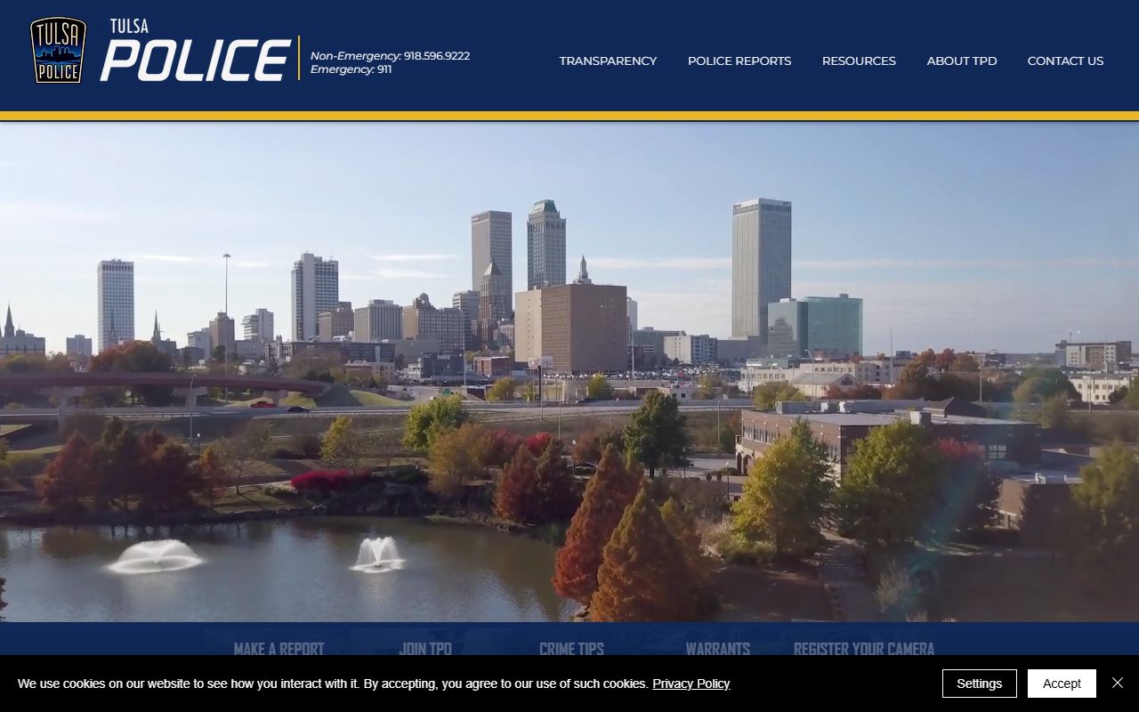 Tulsa busted mugshots police department website