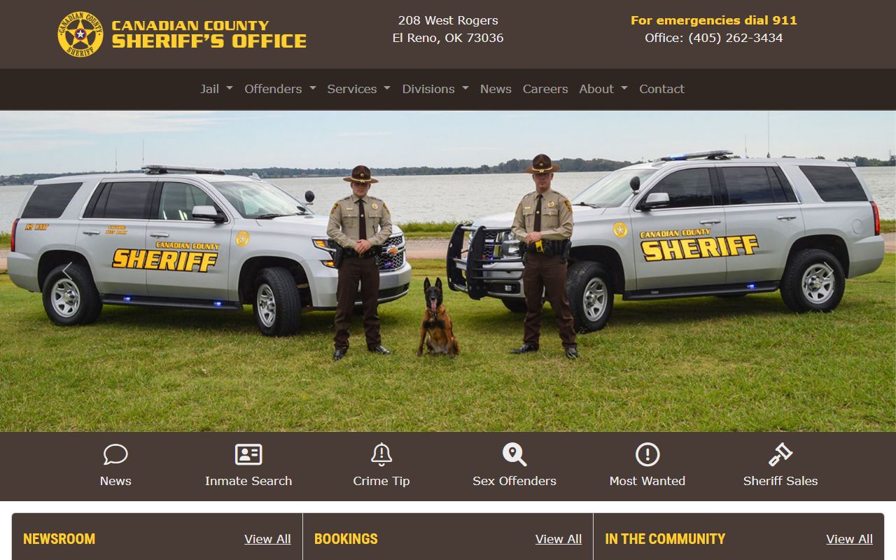 Canadian County busted mugshots sheriff office website