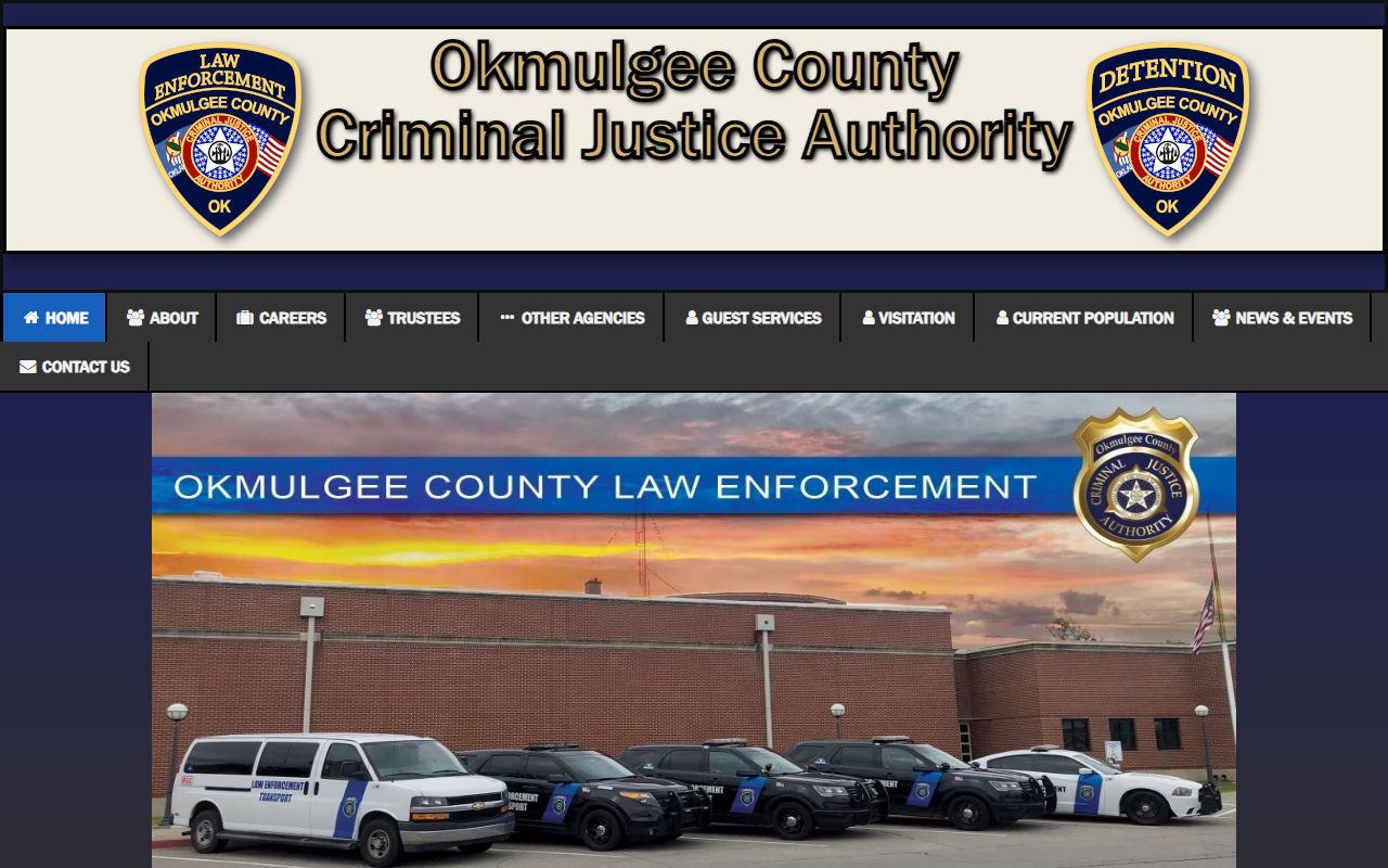 Okmulgee County busted mugshots OCCJA jail website